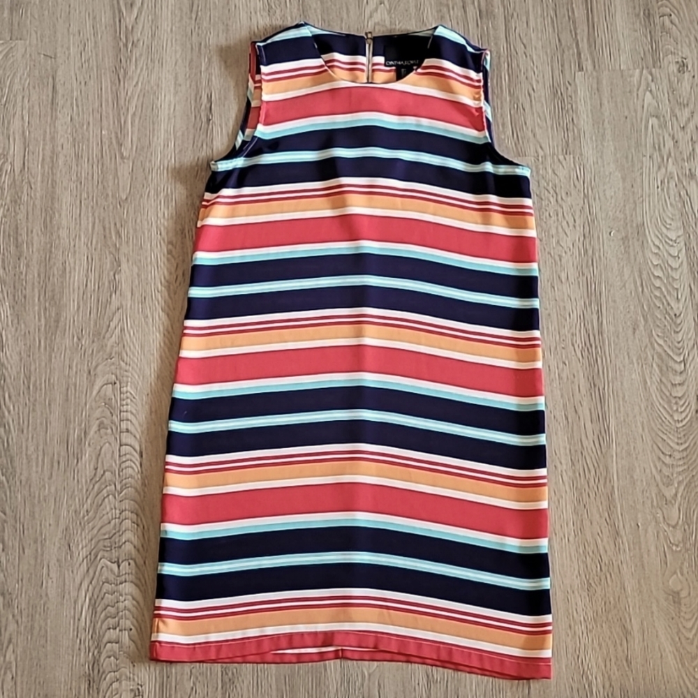 Cynthia Rowley Striped Mini Dress Size 4